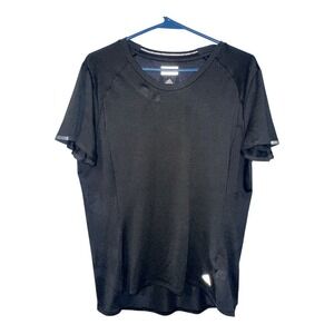 Adidas Womens Climacool Black Running Aktiv Against Cancer Tee, Large